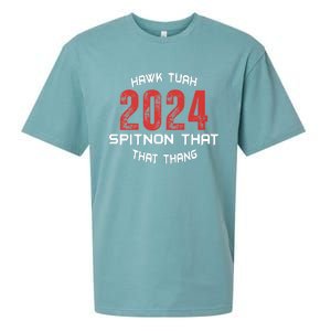 Viral Election Parody 2024 Hawk Tush Spit On That Thang Sueded Cloud Jersey T-Shirt