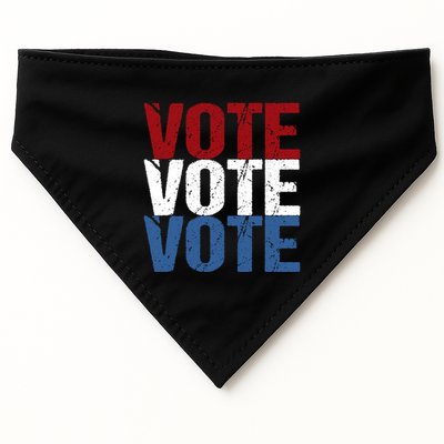 VOTE Election Patriotic Voter Registration Midterm Voting USA-Made Doggie Bandana