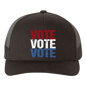 VOTE Election Patriotic Voter Registration Midterm Voting Yupoong Adult 5-Panel Trucker Hat