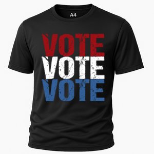 VOTE Election Patriotic Voter Registration Midterm Voting Cooling Performance Crew T-Shirt