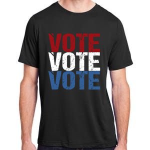 VOTE Election Patriotic Voter Registration Midterm Voting Adult ChromaSoft Performance T-Shirt