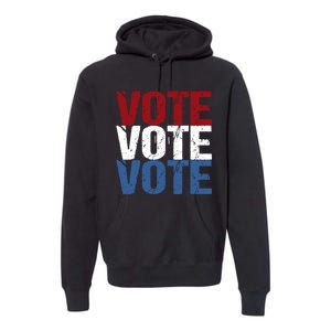 VOTE Election Patriotic Voter Registration Midterm Voting Premium Hoodie