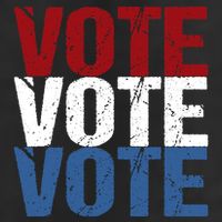 VOTE Election Patriotic Voter Registration Midterm Voting Tumbler
