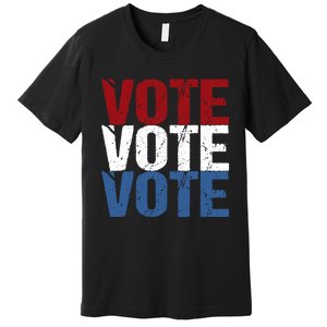 VOTE Election Patriotic Voter Registration Midterm Voting Premium T-Shirt