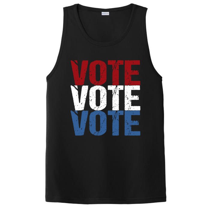 VOTE Election Patriotic Voter Registration Midterm Voting PosiCharge Competitor Tank