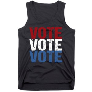 VOTE Election Patriotic Voter Registration Midterm Voting Tank Top