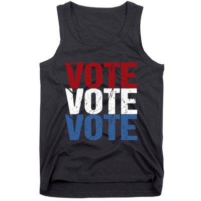 VOTE Election Patriotic Voter Registration Midterm Voting Tank Top