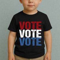 VOTE Election Patriotic Voter Registration Midterm Voting Toddler T-Shirt