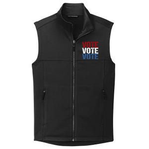 VOTE Election Patriotic Voter Registration Midterm Voting Collective Smooth Fleece Vest