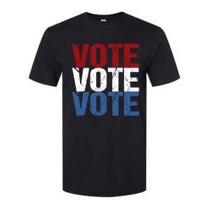 VOTE Election Patriotic Voter Registration Midterm Voting Softstyle CVC T-Shirt