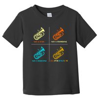 Vintage Euphonium Player Brass Orchestra Toddler T-Shirt