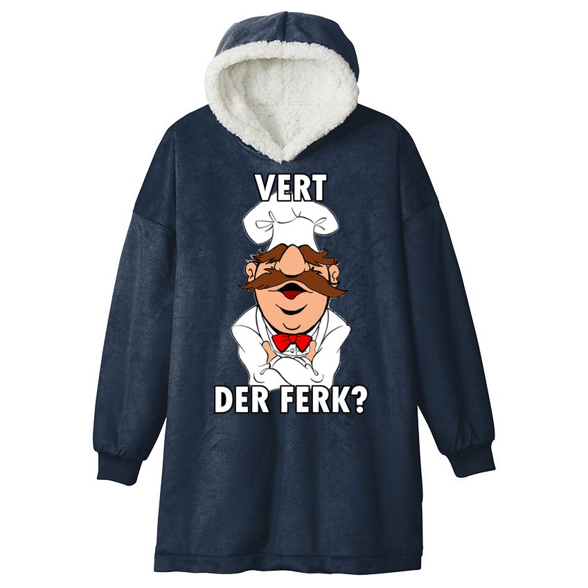 Vert Der Ferk? Chef Hooded Wearable Blanket