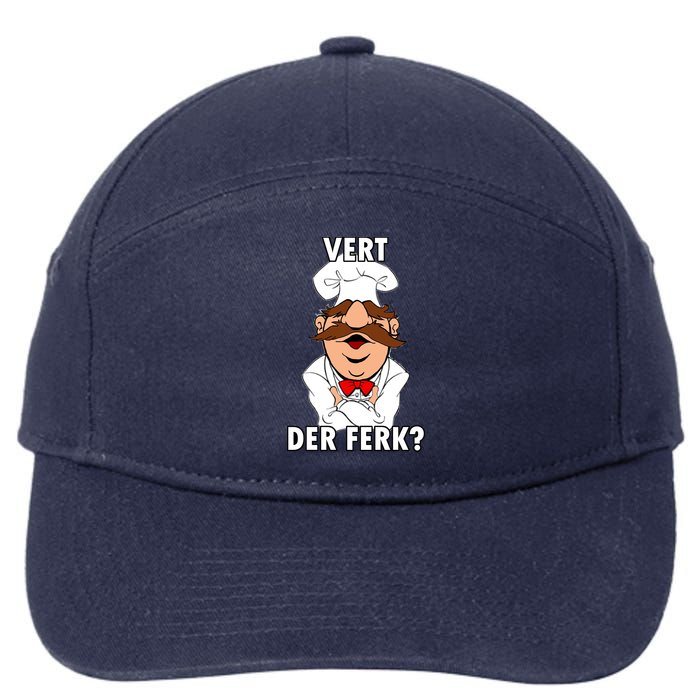 Vert Der Ferk? Chef 7-Panel Snapback Hat