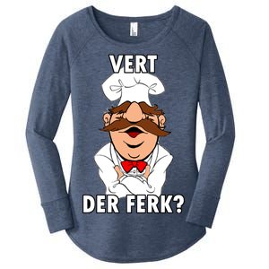 Vert Der Ferk? Chef Women's Perfect Tri Tunic Long Sleeve Shirt