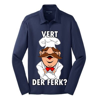 Vert Der Ferk? Chef Silk Touch Performance Long Sleeve Polo