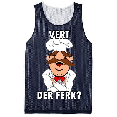 Vert Der Ferk? Chef Mesh Reversible Basketball Jersey Tank