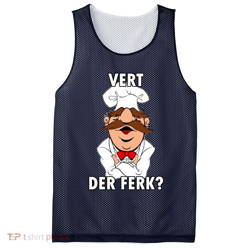 Vert Der Ferk? Chef Mesh Reversible Basketball Jersey Tank