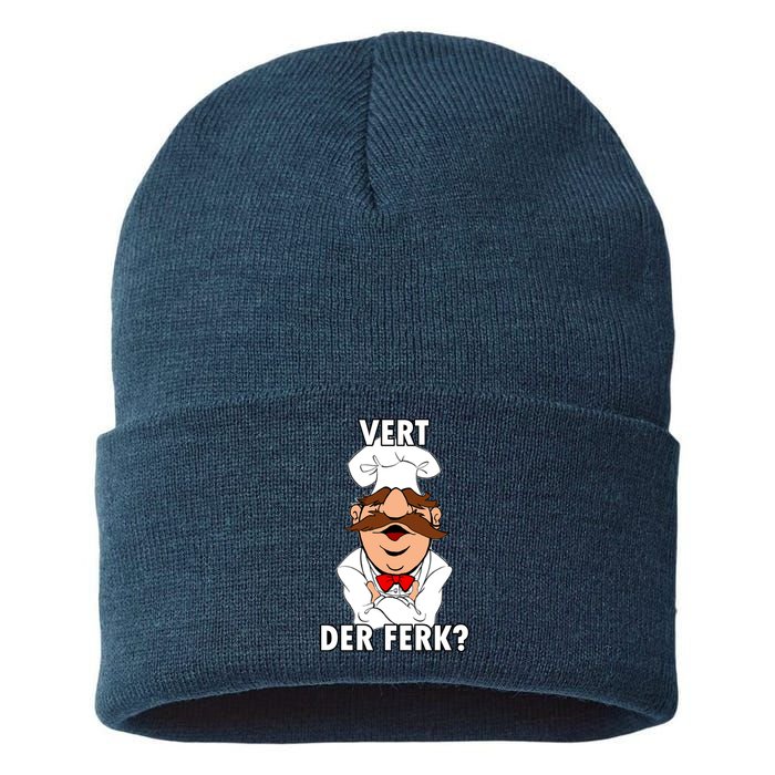 Vert Der Ferk? Chef Sustainable Knit Beanie