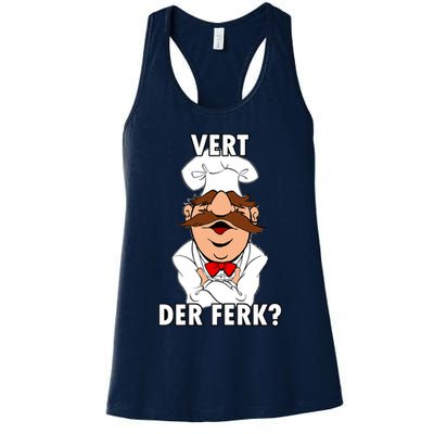 Vert Der Ferk? Chef Womens Tank Top