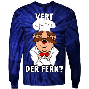 Vert Der Ferk? Chef Tie-Dye Long Sleeve Shirt