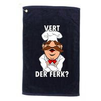 Vert Der Ferk? Chef Platinum Collection Golf Towel