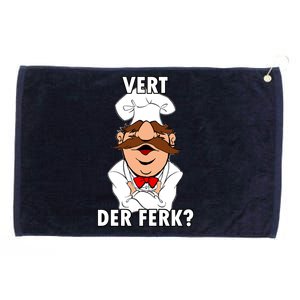 Vert Der Ferk? Chef Grommeted Golf Towel