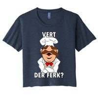 Vert Der Ferk? Chef Crop Top