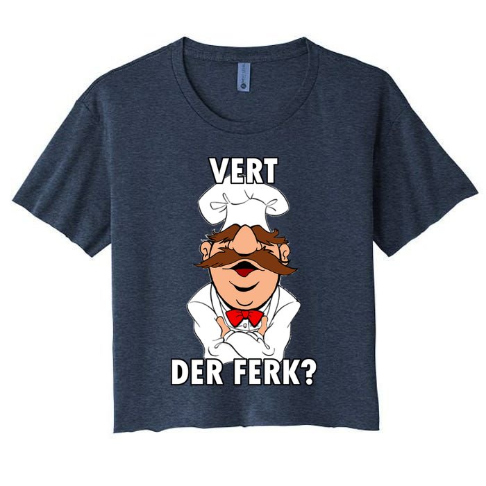 Vert Der Ferk? Chef Crop Top
