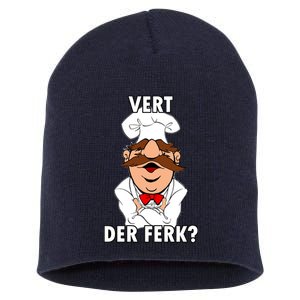 Vert Der Ferk? Chef Short Acrylic Beanie