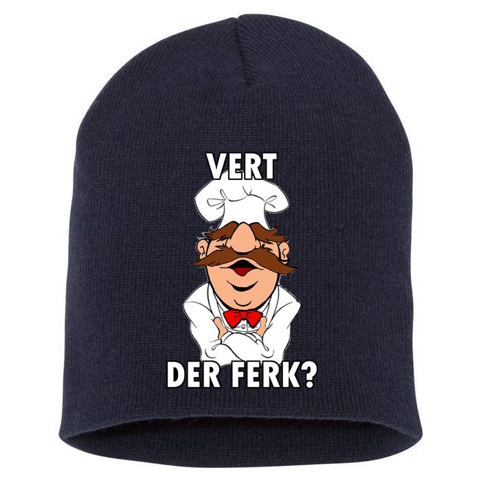 Vert Der Ferk? Chef Short Acrylic Beanie