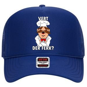 Vert Der Ferk? Chef High Crown Mesh Back Trucker Hat