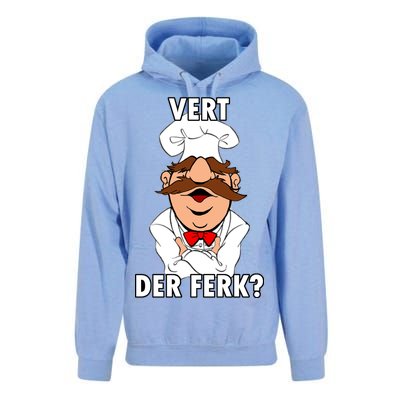 Vert Der Ferk? Chef Unisex Surf Hoodie