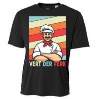 Vert Der Ferk Retro Poster Chef Cooling Performance Crew T-Shirt