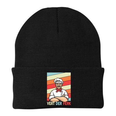 Vert Der Ferk Retro Poster Chef Beanie