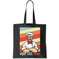Vert Der Ferk Retro Poster Chef Bag
