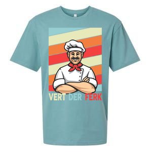 Vert Der Ferk Retro Poster Chef Sueded Cloud Jersey T-Shirt