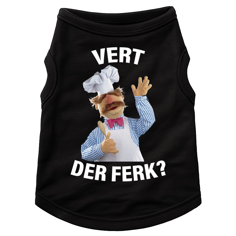 Vert Der Ferk Swedish Chef Doggie Tank