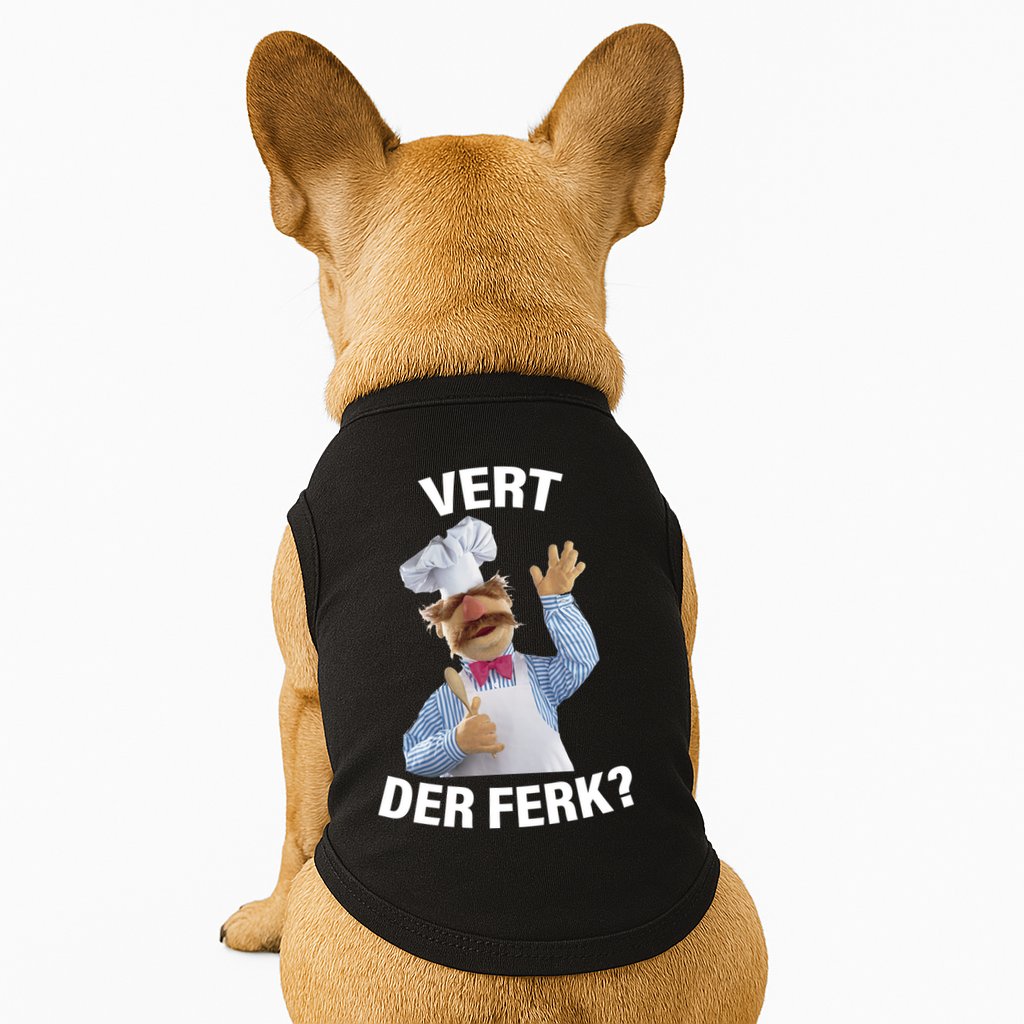 Vert Der Ferk Swedish Chef Doggie Tank