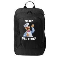 Vert Der Ferk Swedish Chef City Backpack