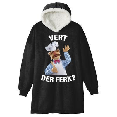 Vert Der Ferk Swedish Chef Hooded Wearable Blanket