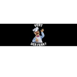 Vert Der Ferk Swedish Chef Bumper Sticker