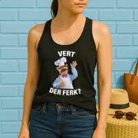 Vert Der Ferk Swedish Chef Womens Tank Top