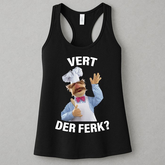 Vert Der Ferk Swedish Chef Womens Tank Top