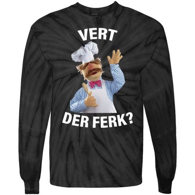 Vert Der Ferk Swedish Chef Tie-Dye Long Sleeve Shirt