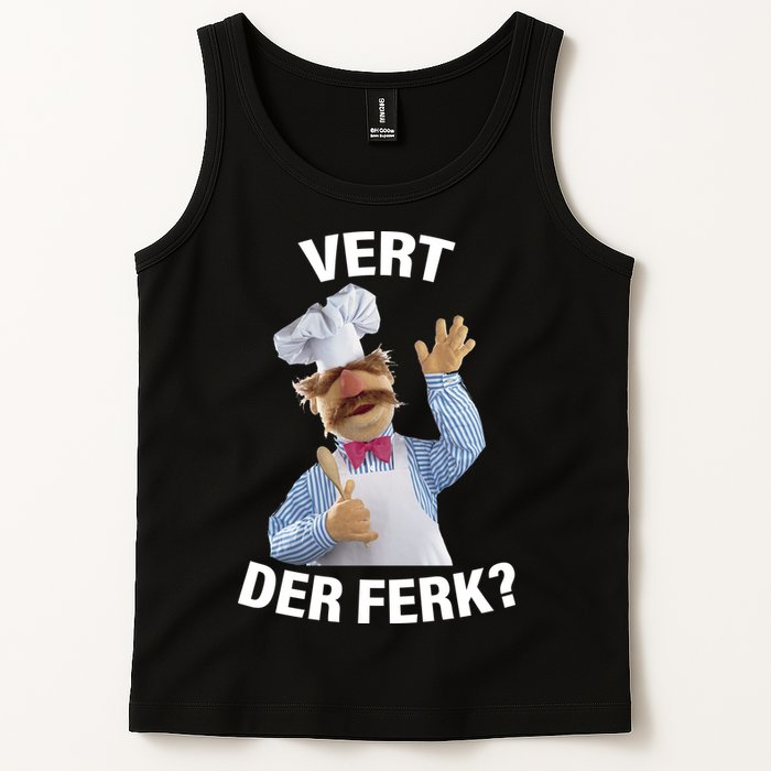 Vert Der Ferk Swedish Chef Tank Top