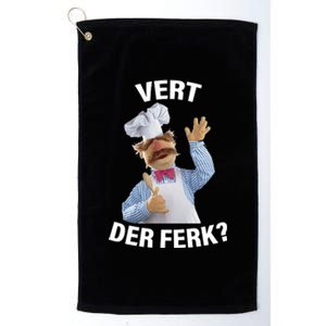 Vert Der Ferk Swedish Chef Platinum Collection Golf Towel