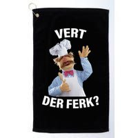 Vert Der Ferk Swedish Chef Golf Towel