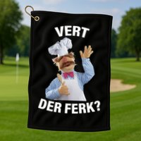 Vert Der Ferk Swedish Chef Golf Towel
