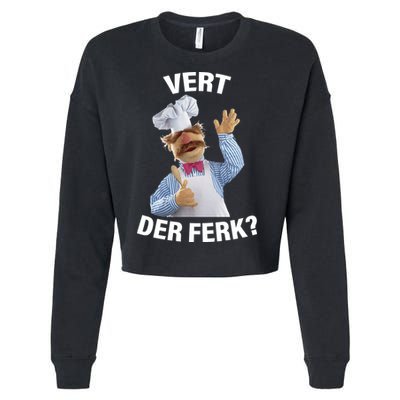 Vert Der Ferk Swedish Chef Cropped Pullover Crew