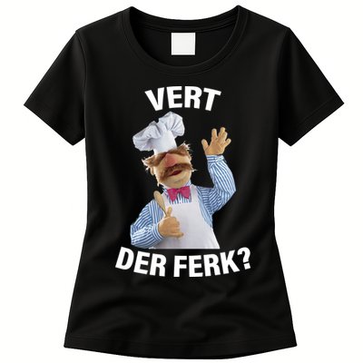 Vert Der Ferk Swedish Chef Womens T-Shirt